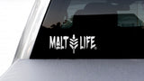 Malt Life Window/ Laptop Stickers
